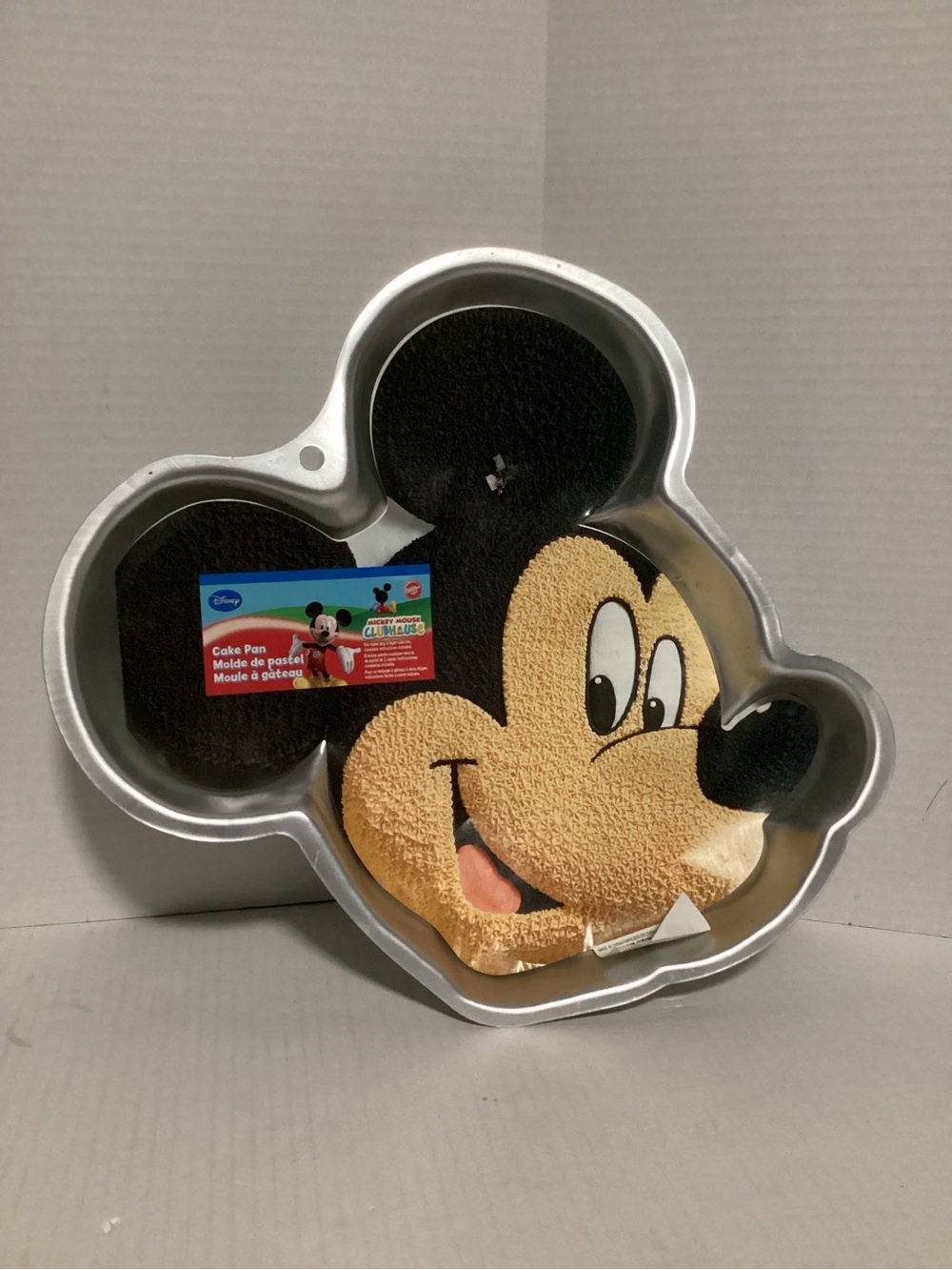 Disney Mickey Mouse Face Cake Pan - Silver